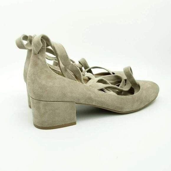 Steve Madden Williams Ankle Straps Lace Up Strappy Block Heel Shoes Round Toes 9 - Picture 11 of 12